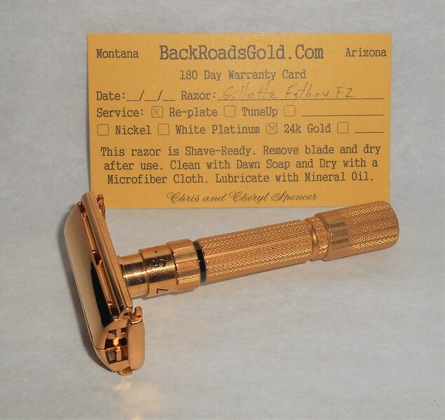 Gillette Fat Boy Razor Adjustable Refurbished Replated 24 Karat Gold F2–Q6 (15).JPG Gillette Fat Boy Razor Adjustable Refurbished Replated 24 Karat Gold F2–Q6 (15).JPG