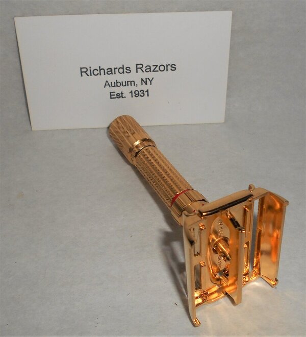 Gillette Fat Boy Razor TTO Adjustable 1961 Refurbished Replated 24 Karat Gold G1–GG (39).JPG Gillette Fat Boy Razor TTO Adjustable 1961 Refurbished Replated 24 Karat Gold G1–GG (39).JPG