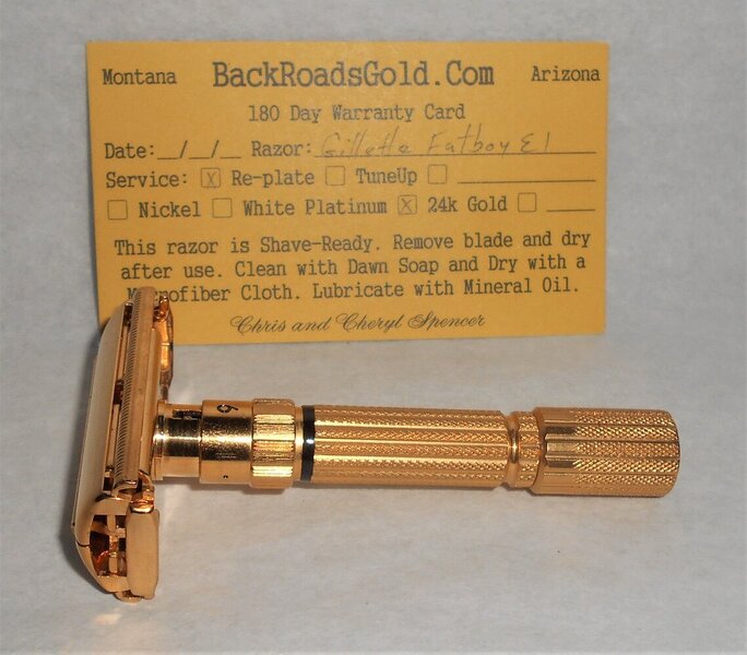 Gillette Fat Boy Razor Adjustable TTO Refurbished Replated 24 Karat Gold E1–11 (23).JPG Gillette Fat Boy Razor Adjustable TTO Refurbished Replated 24 Karat Gold E1–11 (23).JPG