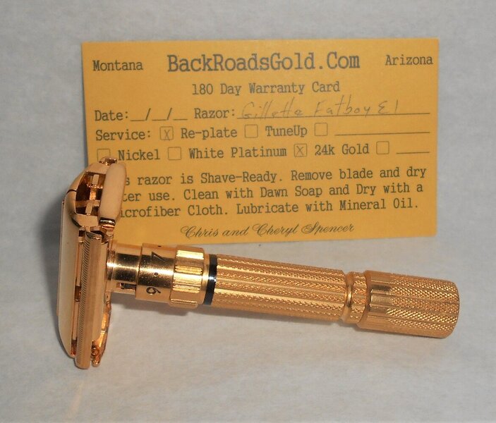 Gillette Fat Boy Razor Adjustable TTO Refurbished Replated 24 Karat Gold E1–11 (11).JPG Gillette Fat Boy Razor Adjustable TTO Refurbished Replated 24 Karat Gold E1–11 (11).JPG