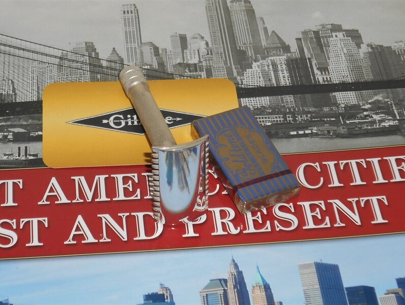 Gillette 1919 Old Type Razor Three-Piece Refurbished Replated Silver 7–X (9).JPG Gillette 1919 Old Type Razor Three-Piece Refurbished Replated Silver 7–X (9).JPG