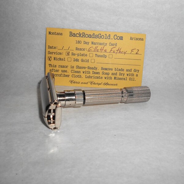 Gillette Fat Boy Razor 1960 TTO Adjustable Refurbished Mirror Nickel (1).JPG Gillette Fat Boy Razor 1960 TTO Adjustable Refurbished Mirror Nickel (1).JPG