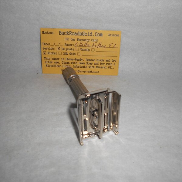 Gillette Fat Boy Razor 1960 TTO Adjustable Refurbished Mirror Nickel (34).JPG Gillette Fat Boy Razor 1960 TTO Adjustable Refurbished Mirror Nickel (34).JPG