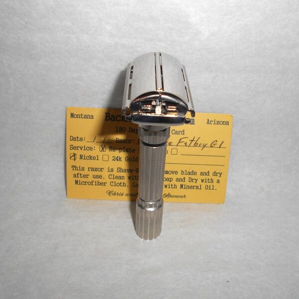 Gillette Fat Boy Razor 1960 TTO Adjustable Refurbished Replated Mirror Nickel G1–H2 (55).JPG Gillette Fat Boy Razor 1960 TTO Adjustable Refurbished Replated Mirror Nickel G1–H2 (55).JPG
