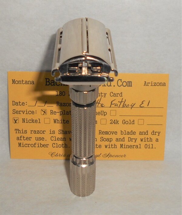Gillette Fat Boy Razor 1959 Adjustable TTO Refurbished Replated Mirror Nickel E1 (74).JPG