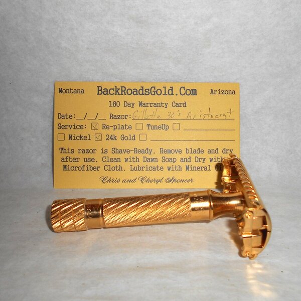 Gillette Aristocrat Deluxe Set 1936 W Case Refurbished Replated 24K Gold (58).JPG